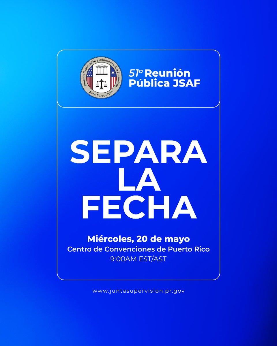 Financial Oversight & Mgmt Board for Puerto Rico tweet media