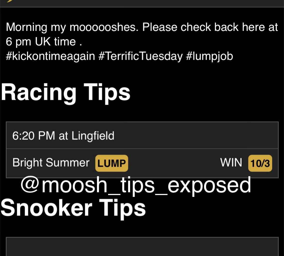 Dont join Moosh Tips tweet media
