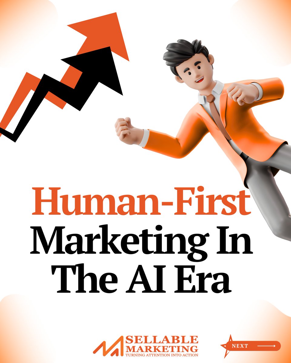 SellableMarketi's tweet photo. At Sellable Marketing, we believe the future belongs to brands that combine:
Human Creativity ➜ AI Efficiency ➜ Scalable Growth

This series is going to be an important one.

#AIMarketing #AIContent #MarketingAI #Automation https://t.co/6kbmhNeKfj