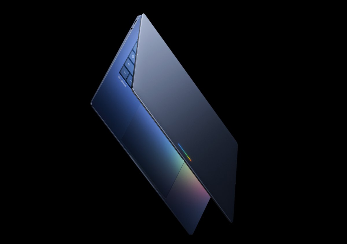 santracrade's tweet photo. Google just unveiled its Googlebooks, laptops designed for Gemini Intelligence. Because who doesn't want a laptop that thinks for you? Can't wait to see how it messes up my life even more. #GoogleShow #TechOverload https://t.co/qB7ZceCF26