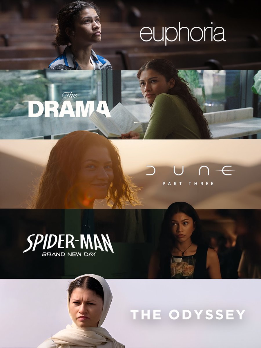 📽️⚡ Zendaya em 2026.

#multinerdz #zendaya #cinema #filmes