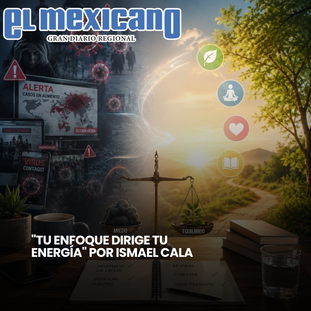 ElMexicanOnline's tweet photo. #Editorial ✍️ I @cala reflexiona sobre cómo el enfoque en el miedo ante noticias de salud, como los casos de hantavirus, puede afectar el bienestar emocional. 

Más información: https://t.co/hmyQxvy3Fm https://t.co/xWukshtJrI