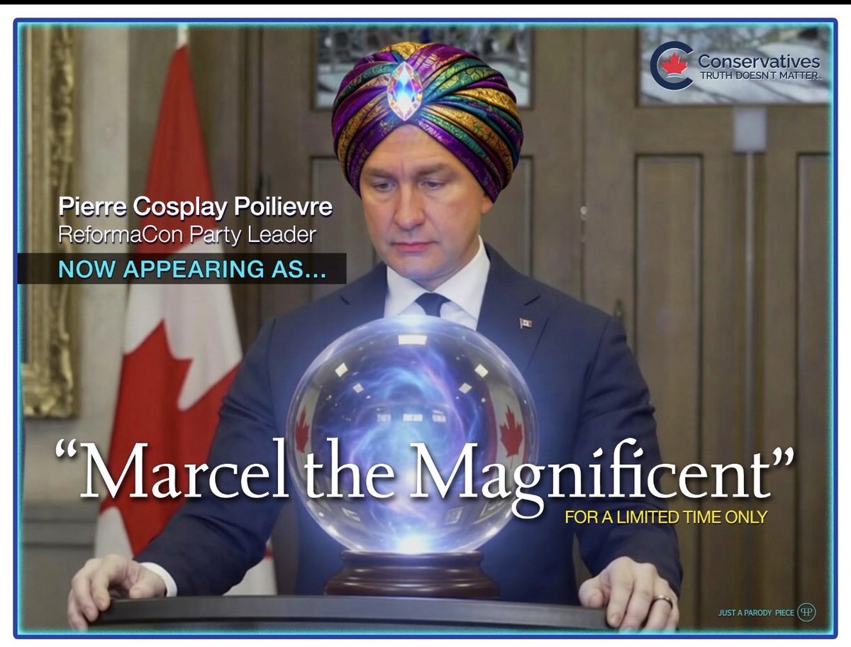 Lady_Marushka's tweet photo. @PierrePoilievre Speaking of #TimeToEndIt Pierre,

Shall we have a frank discussion about how no man, even a man bereft of charisma, compassion &amp; common sense such as yourself, should hold a political party hostage after pushing the MAGA/CPCMAGA so long it hemorrhages support daily.

#TemuTrump https://t.co/rInsNVdh1n