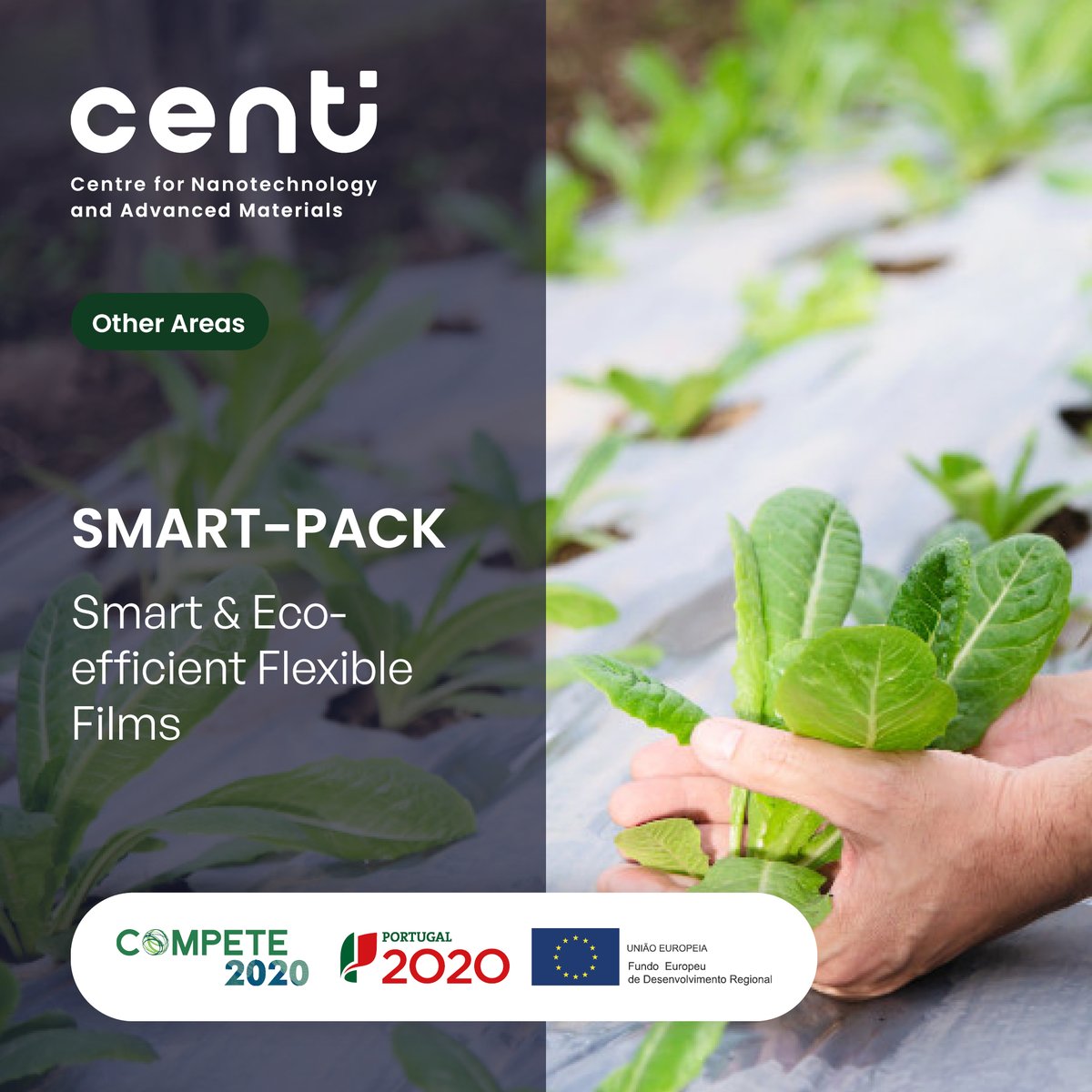 CENTI_PT's tweet photo. Innovation in flexible films: towards a new generation of smarter and more sustainable packaging!
Drawing on CeNTI’s expertise, the SMART-PACK Project addresses some of the key challenges facing the plastics industry. 
Learn more about SMART-PACK via https://t.co/fhBFqqm8eu https://t.co/Uwe3NWpv3K