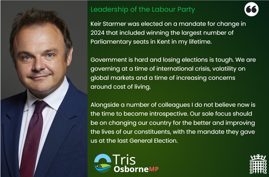 Tris Osborne MP tweet media