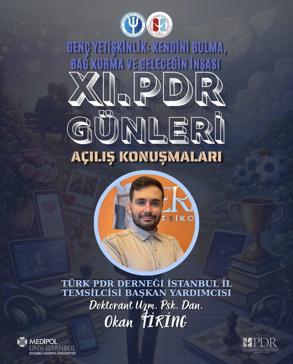OkanTiring's tweet photo. Türk PDR Derneği İstanbul olarak Medipol Üniversitesi’nde gerçekleşecek olan 7. PDR Günleri’nde olacağız. Orada görüşmek üzere✨ https://t.co/VfCuGWXAAz