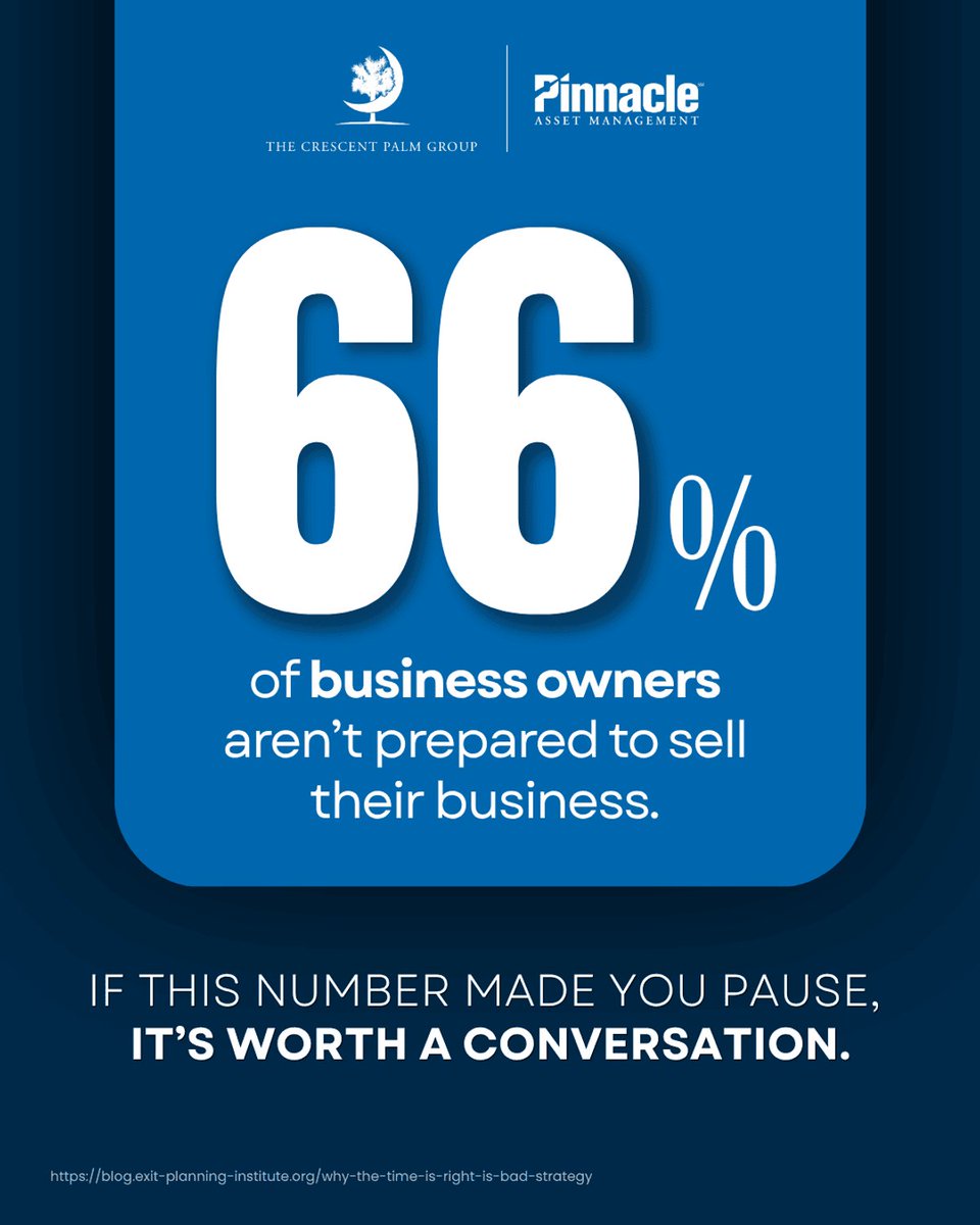 jawright1204's tweet photo. Many business owners delay planning when things are going well. There's no urgency, until something shifts. 

Transitions rarely follow a perfect timeline. Preparation often matters more than timing. If a sale is part of your future, it may be worth planning ahead. https://t.co/K6VJ7KBuvE