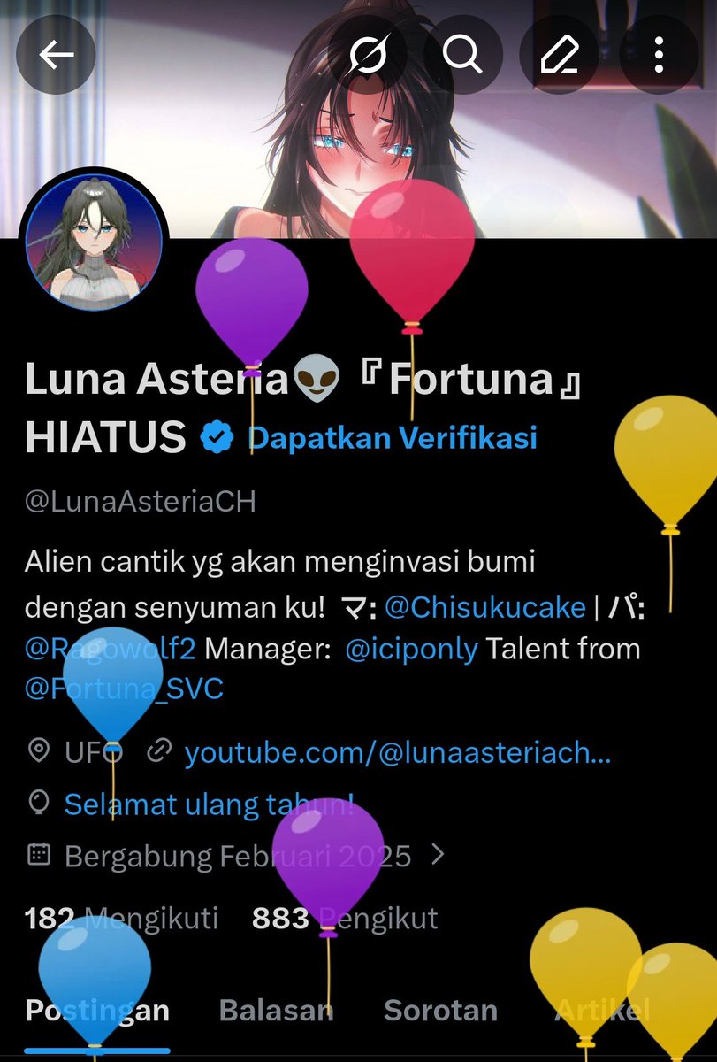 Luna Asteria👽『Fortuna』HIATUS tweet media