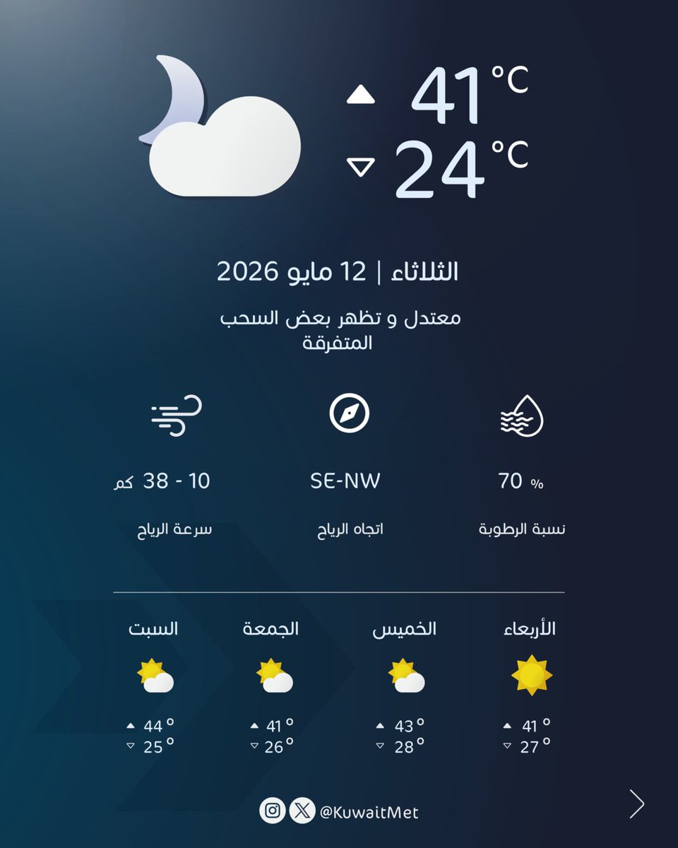 الأرصاد الجوية tweet media