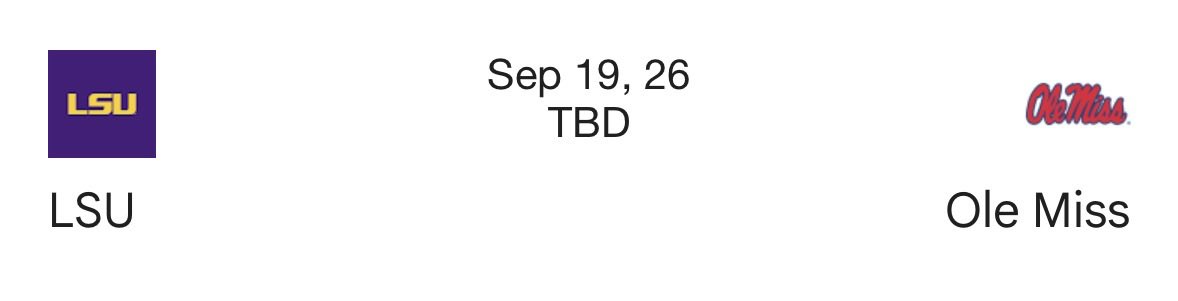 LBknowsBall's tweet photo. September 19th is going to be the most unhinged college football game of the decade. 
I can’t wait. https://t.co/MFExydc29z