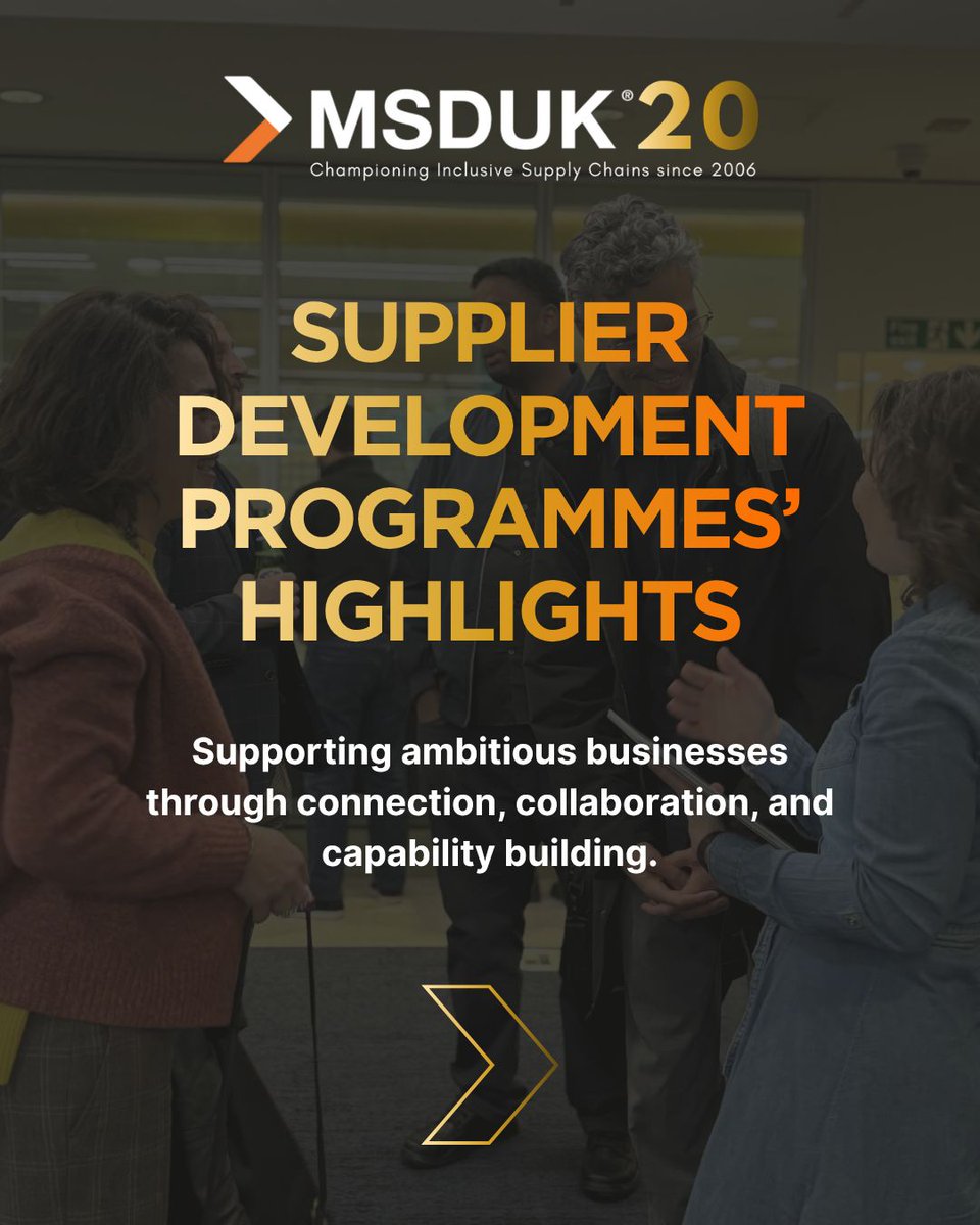 msd_uk's tweet photo. Recent #MSDUK programme highlights:

🔶 MBM marked its 3 Year Anniversary Reunion
🔶 Southwark Supplier Readiness Cohort 2 supported 39 SMEs
🔶 Pathway to High Growth strengthened pitching and B2B readiness

Join future programmes. See the thread for links. 👇 https://t.co/xaXEn4qcpd