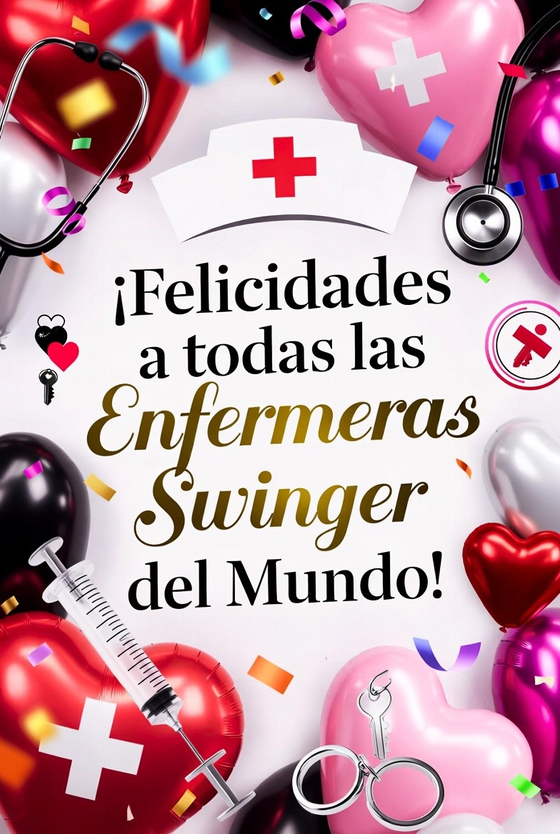 sqtm01's tweet photo. Felicidades a todas las enfermeras swinger en G-23 nuestra estrella la enfermera fanny festejará muy rico al rato subimos fotitos. https://t.co/qsC2HL48ar