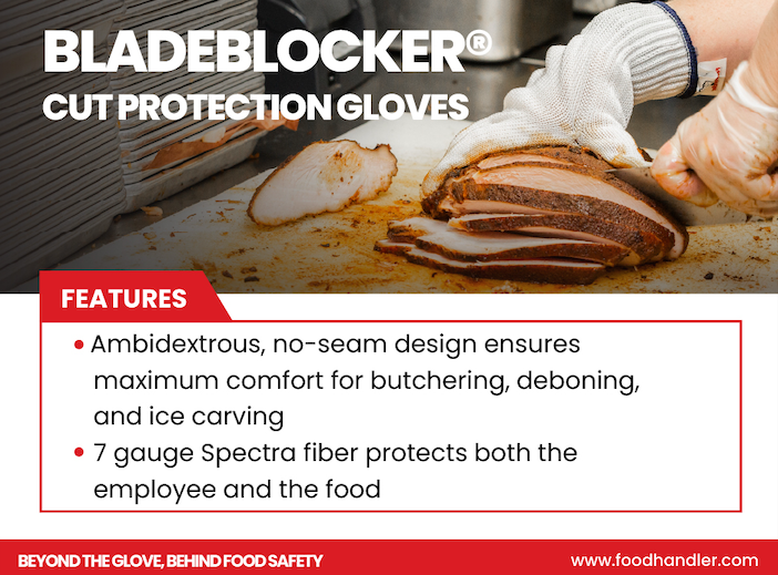 FoodHandler's tweet photo. Help reduce the risk of cuts while handling sharp tools. Designed for protection, comfort, and safer food prep.

Learn more:
https://t.co/enZRQycLzX
📞 800.338.4433 ext. 2
💻 https://t.co/X5tyfhVMg9
Contact a sales rep: https://t.co/3My3V1MhVA https://t.co/ZQMzuwPmB9