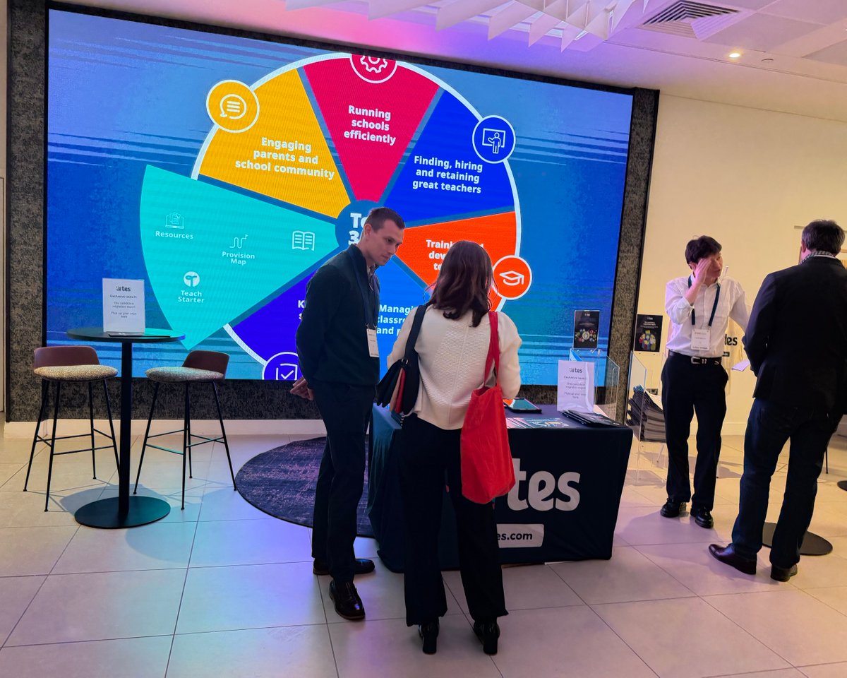 TesGlobalX's tweet photo. What a weekend at the COBIS Annual Conference 👏
 
From start to finish, it was a hugely successful few days connecting with the international schools community. 
 
We’re pleased to see our sessions and content resonate, from a packed room for the launch of the Candidate Migration Report led by Dan Worth to valuable discussions sparked by our Safeguarding Report and Tes360 with both new and existing customers.
 
A big thank you to everyone who stopped by, shared insights and took the time to connect.
 
We’re continuing the conversation throughout May, including the Independent Schools Awards tomorrow and Thursday. We’d love to see you there!