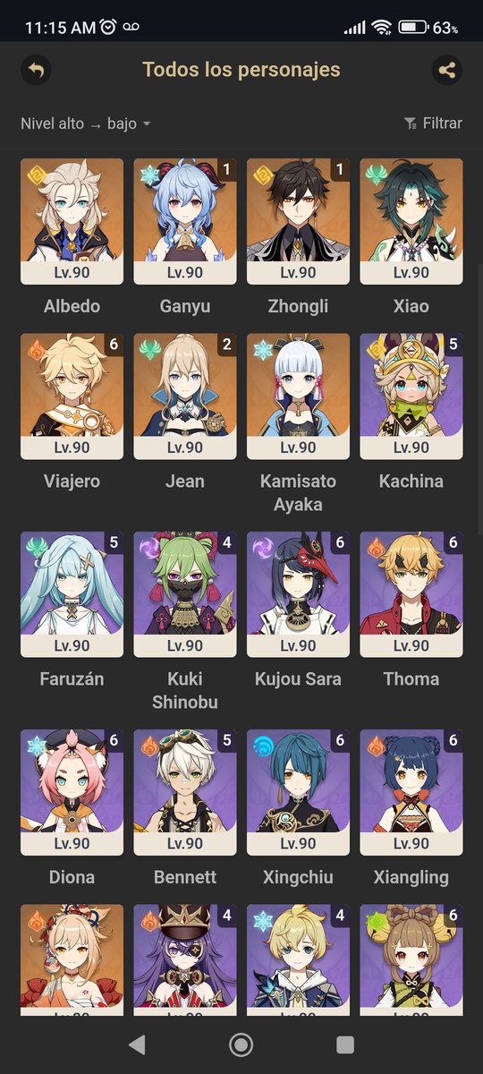 ItzChepe15's tweet photo. Acabo de ver la funa que tiene genshin nose porque me dió curiosidad de mirar que personajes tenía
No me acordaba que tuviera tantos
Y pobre de varesa no me acordaba que me salió en un 50/50 y el estaba consiguiendo sus artefactos :c https://t.co/tO27DHpPPi