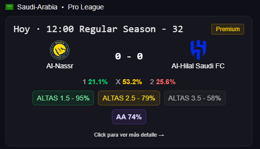 mizudoragoon's tweet photo. 🚨 PARTIDAZO EN ARABIA 🚨

Al-Nassr 🆚 Al-Hilal
Todo apunta a un duelo MUY cerrado 😮‍💨🔥
Pero hay algo más grande en juego…
Si el equipo de CR7 consigue la victoria, serían campeones matemáticamente 🏆🐐

¿Cristiano aparece en la hora grande o Al-Hilal arruina la fiesta? 👀🍿
🎯 Pick sugerencia:
Al-Nassr o Empate + Over 1.5 goles ⚽🔥

👉 Más predicciones y análisis en
https://t.co/oUHZeHhqJp