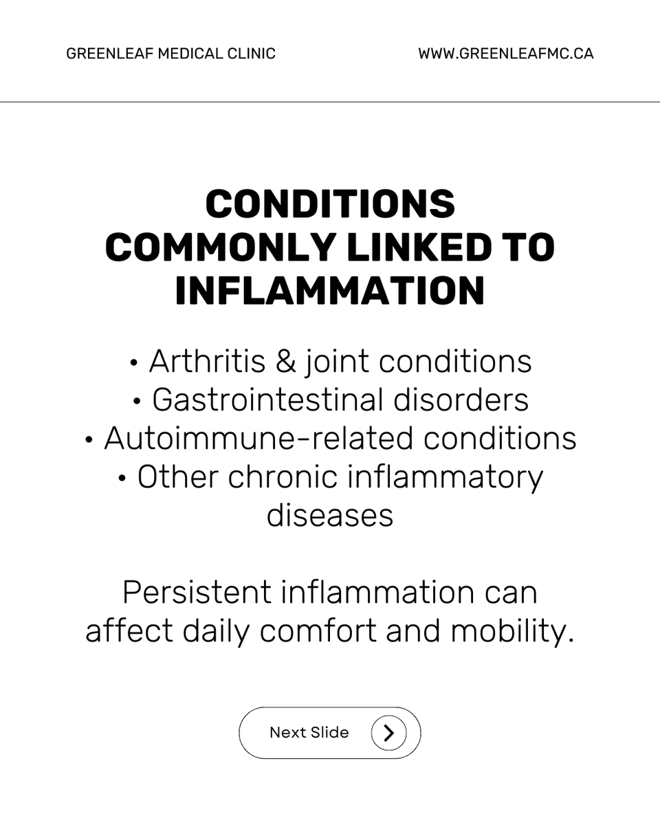 GreenleafMed's tweet photo. 🔥 Chronic inflammation can affect pain, sleep, mobility &amp; quality of life.

For some patients, medical cannabis may help support symptom management as part of a personalized care plan. 🩺

🔗 https://t.co/mZFZDsNLLO

#MedicalCannabis #Inflammation #ChronicPain https://t.co/30xLMy89ct