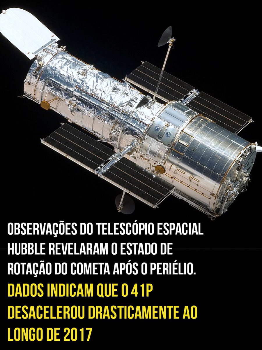 GMT_Brasil's tweet photo. Você sabia que um cometa pode ter invertido o seu sentido de rotação? 
👉 As informações são do artigo ‘Reversal of Spin: Comet 41P/Tuttle-Giacobini-Kresak’, publicado pela revista The Astronomical Journal, na edição de abril de 2026.

🧵 Saiba mais na thread: https://t.co/rMVzxjEU39