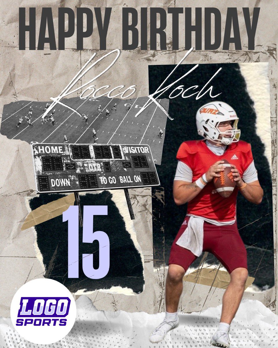 LogoSportsco's tweet photo. Happy birthday to our guy @RoccoKoch15! https://t.co/0dBn60cfce