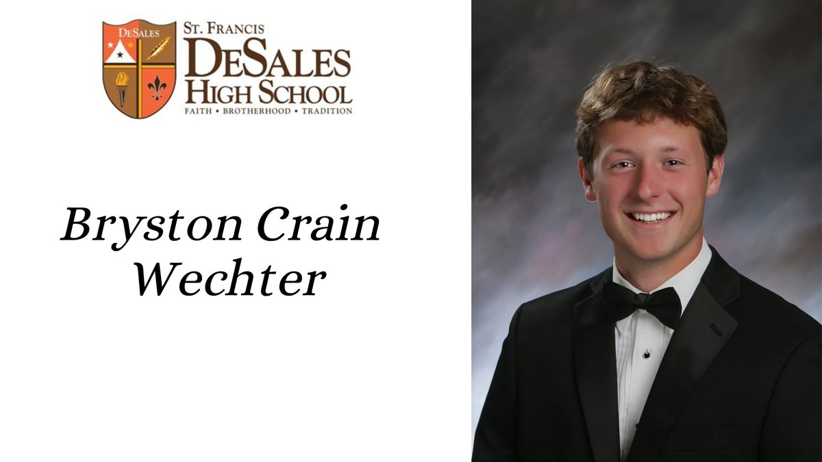 CEF_LOU's tweet photo. Congratulations to our 2026 Fr. John H. Morgan Scholarship winner, Bryston Crain Wechter, a senior at DeSales High School. https://t.co/BI1w1D31Bf