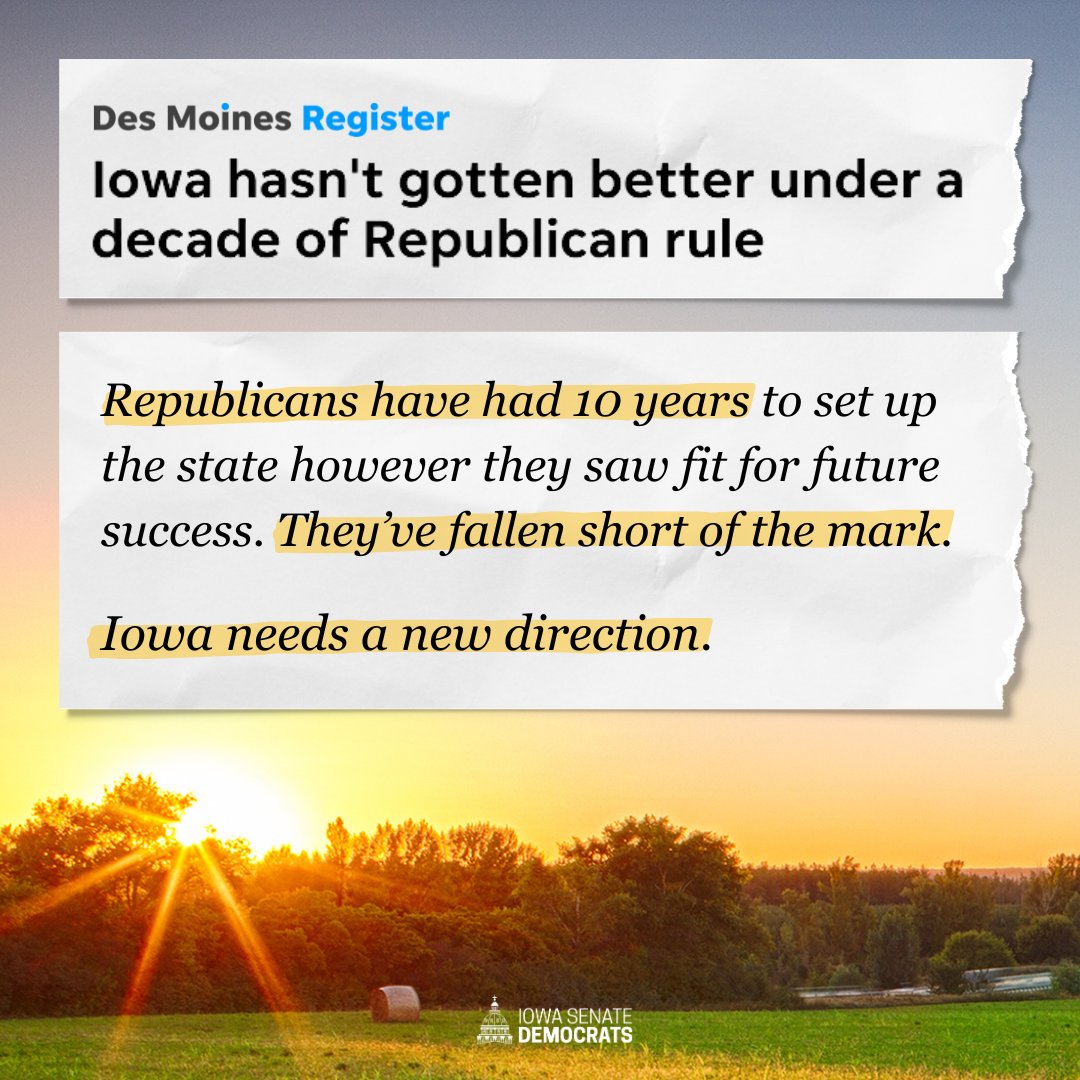 Iowa Senate Democrats tweet media