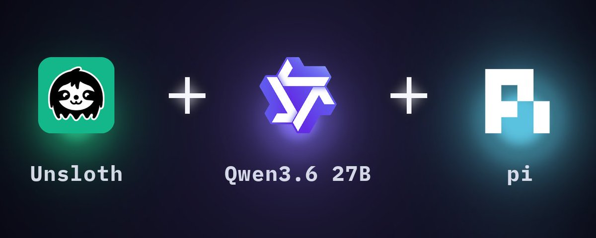 Setting up Qwen3.6-27B with Unsloth and Pi coding agent