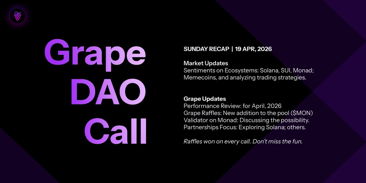 🍇 Grape Protocol tweet media