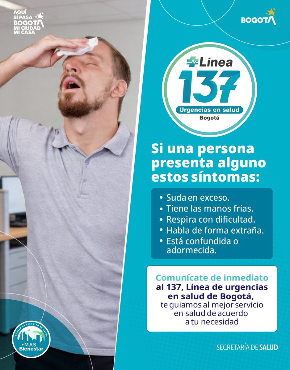 EPSSaludTotal's tweet photo. ⚠️ Tu cuerpo siempre da señales. Reconocer los síntomas a tiempo puede marcar la diferencia.
📞 Consulta con la Línea 137.
#SaludTotalEPS #137 #Salud #Alerta https://t.co/R0P1YWFXPT