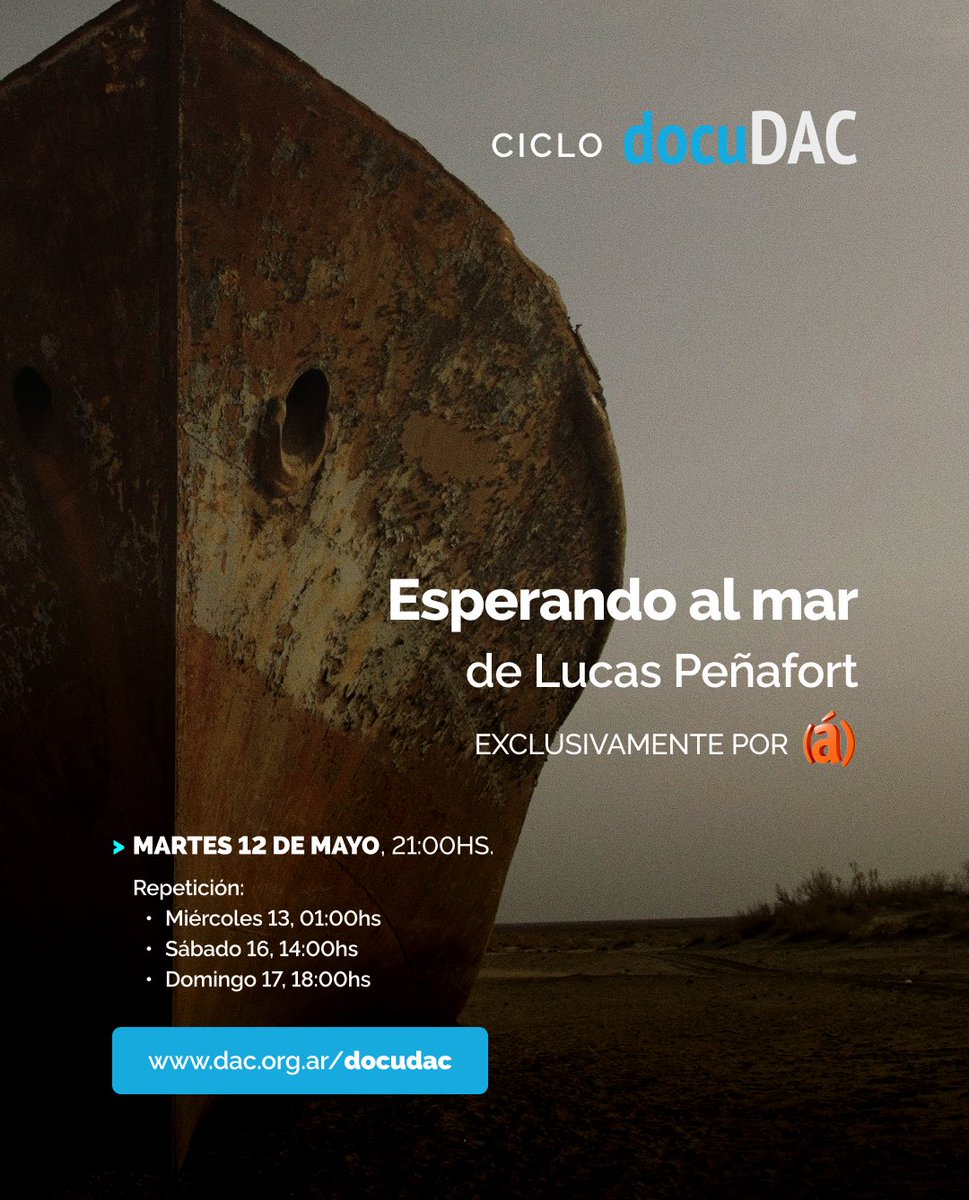 docudac_'s tweet photo. 🎬 Ciclo #docudac por @canalacultura

🌊 “Esperando al mar” de Lucas Peñafort y Fernando González 

📺 Emite hoy martes 21:00hs

🛶 Donde antes el Mar de Aral reflejaba el cielo, yace un desierto de sal. Aziz, aferrado a los sueños de un mar perdido, lucha por sobrevivir. https://t.co/tTV5Kme4Hn