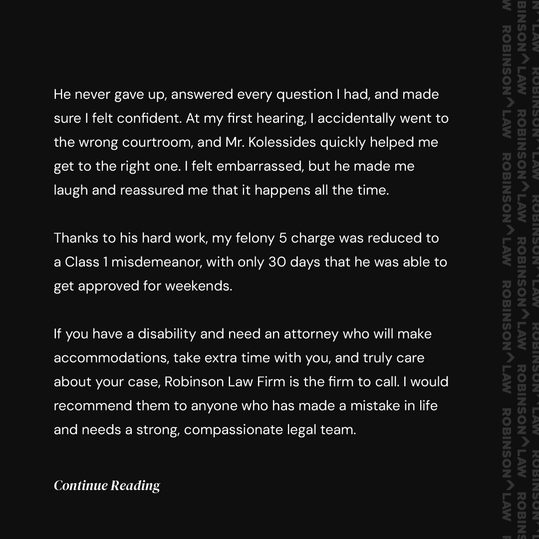 RobinsonLawPLLC's tweet photo. Our clients say it best. Read more client reviews at https://t.co/fQBH2HqVw1 https://t.co/zMjD8WPHFZ