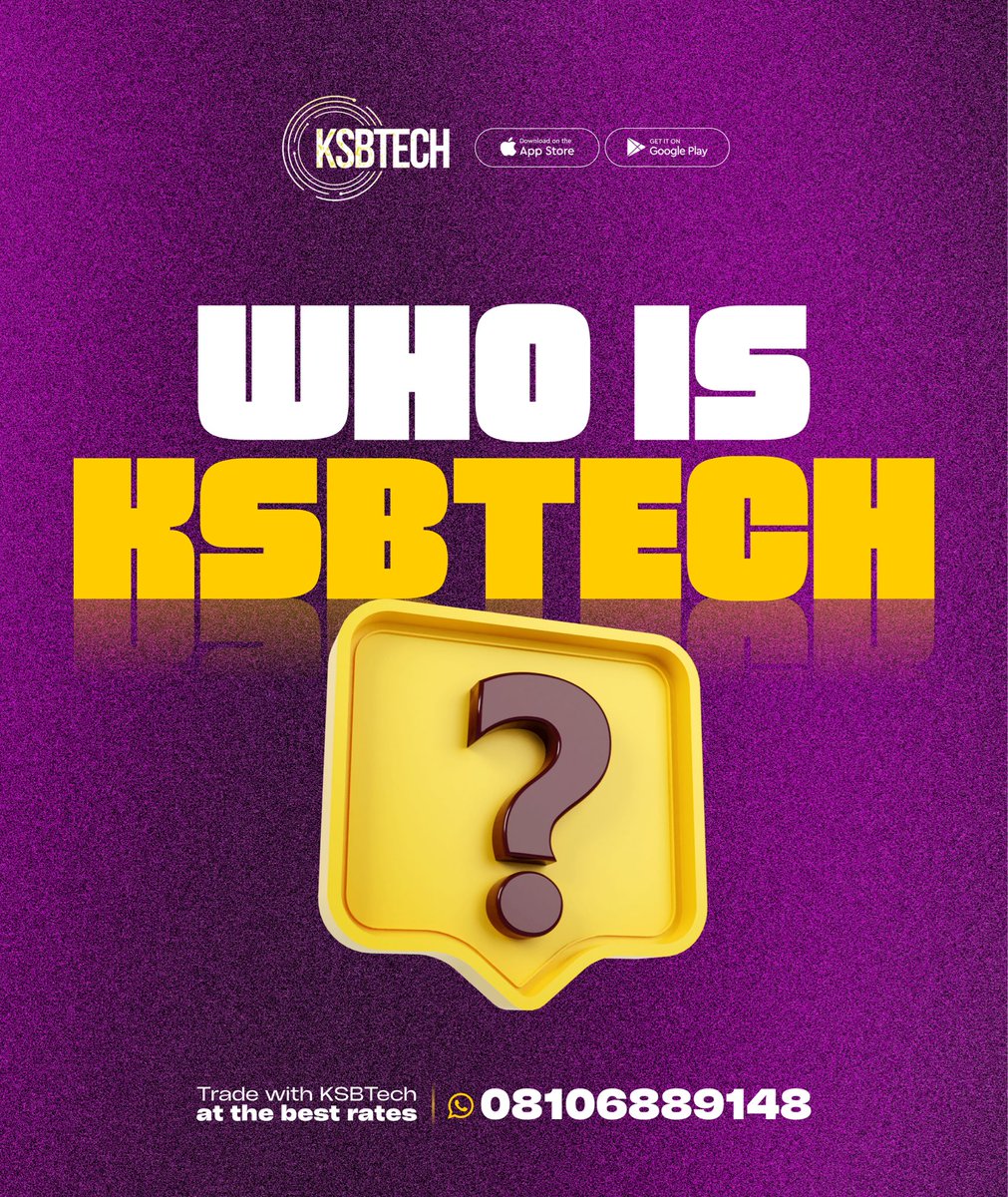 KSBXCHANGE's tweet photo. KSBTech is a brand that specializes in cryptocurrency and giftcard trading. What makes us different is our strong sense of community. 

We treat our customers like family , looking out for each other’s success. 

Share this with those who need it make them no talk say you no share update.

#ksbtech #ksbtechltd #cryptocurrency