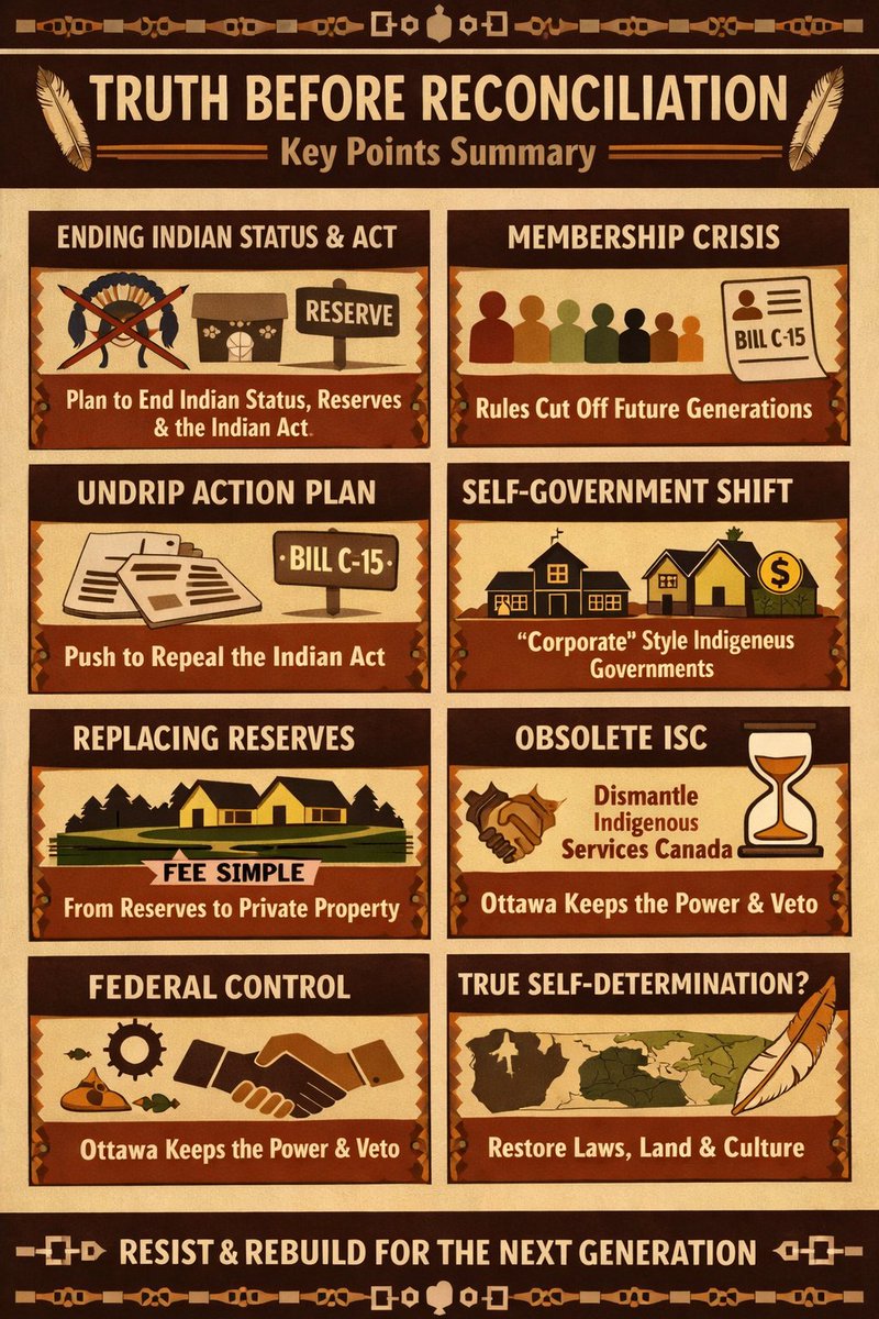 RussDiabo's tweet photo. AFN &amp; most Indian Act Band Councils aren't telling their Peoples the whole truth about the 2nd Generation Cut-Off of Indian Status, it's part of a bigger plan in Canada's War on First Nations to reduce ongoing liabilities and costs! 

Chiefs' Avoidance &amp; Denial of the Truth! https://t.co/L4IeMGmR5g