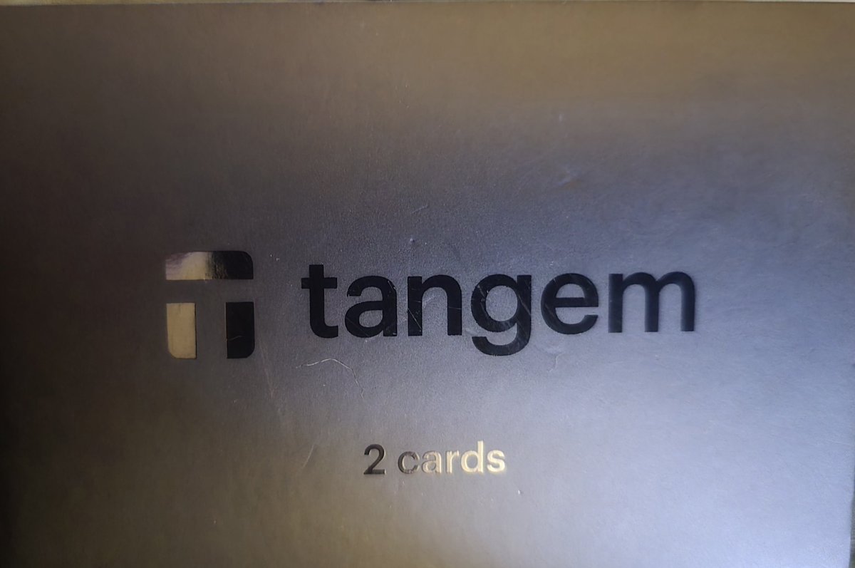 Steveunclefish's tweet photo. @Tangem super easy set up! Thanks @Tangem https://t.co/n71lpkOurS