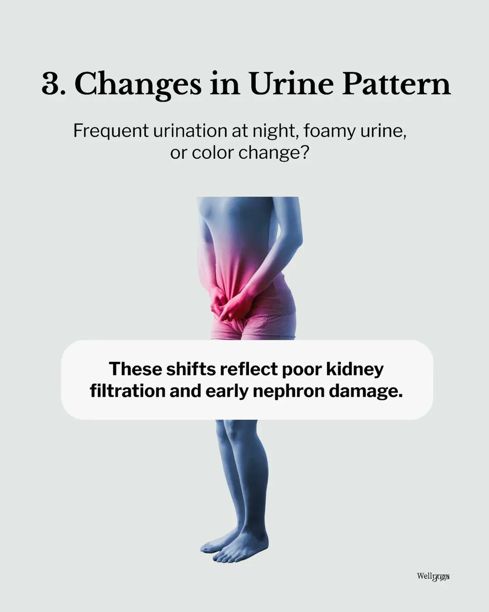 Changes in urine pattern