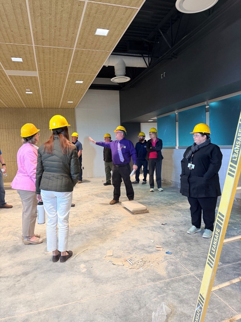 CPACTC's tweet photo. A "Field Trip" today for our Teaching Staff as part of their "Lunch &amp; Learn" session. They put on their hardhats for this one, literally! A trip to our active construction/renovation sites! #opportunitiesunlimited #lunchandlearn #teacherfieldtrip https://t.co/Zdy4TbpyoU