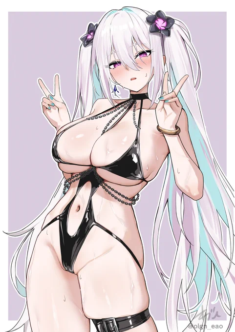 ⑫キアサージ(悶々ロッカーシークレットver.) リクエストありがとうございました #アズールレーン