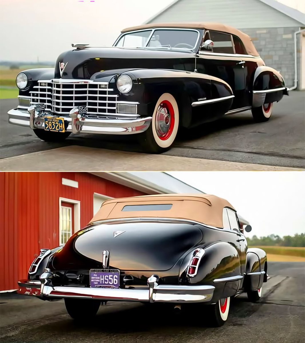 HappyMotorhead's tweet photo. Black paint, red rims, and enough chrome to blind a neighbor. Is "selling my soul" a valid down payment? ๐๐ค
โYes or No?
โ#Cadillac #ClassicCars #1947Cadillac #VintageStyle #CarPorn #Series62 #RetroRide https://t.co/V9KkSp0ErB