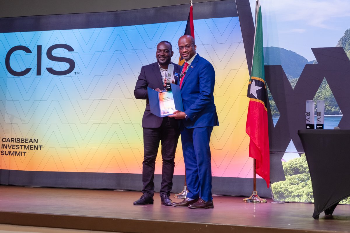 cbisummit's tweet photo. A tremendous close to CIS26 for one of the Caribbean's most established programmes, the Saint Kitts and Nevis Citizenship by Investment Programme.

H.E. Calvin St. Juste, Executive Chairman of the St. Kitts and Nevis CIU, accepted the following awards on behalf of the programme at the CIS26 Awards:

🥇 Sustainable Development Impact Award 2026
🥇 Time-to-Citizenship Efficiency Award 2026
🥇 Caribbean CBI Industry Advancement Award 2026
🥇 Programme of the Year Award 2026

St. Kitts and Nevis was recognized across the full spectrum of programme excellence. The Sustainable Development Impact Award acknowledged the programme's Sustainable Island State Contribution (SISC), a formally structured mechanism linking CBI revenues directly to national resilience, infrastructure modernization, and long-term social progress. The Time-to-Citizenship Efficiency Award recognised a mature institutional framework that consistently delivers decisions within competitive timelines without compromising due diligence integrity. The Caribbean CBI Industry Advancement Award honored the programme's sustained contribution to raising standards, strengthening regional collaboration, and enhancing international confidence across the Caribbean investment migration ecosystem. And the Programme of the Year, the summit's highest distinction, recognised comprehensive excellence across governance, investment architecture, processing discipline, international mobility, and demonstrable national impact.

#CIS26 #TheConvergenceAdvantage #CIS26Awards #StKittsAndNevis #ProgrammeOfTheYear #SustainableDevelopment #CitizenshipByInvestment #CaribbeanCIP #InvestmentMigration #SISC #ProgramIntegrity #CaribbeanLeadership #GlobalMobility