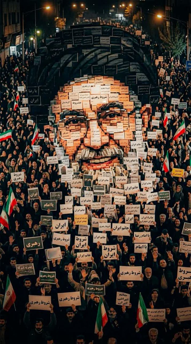 MHRahel15's tweet photo. الإيرانيين يحبون القائد سيد مجتبى خامنه‌اي https://t.co/nw478VEyg6