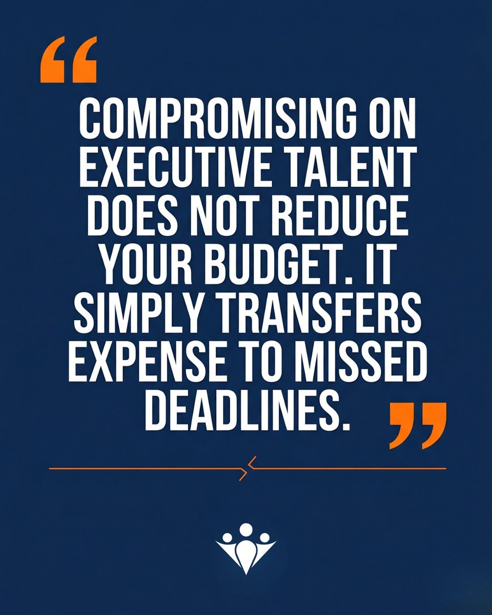 FirmanSolutions's tweet photo. Compromising on executive talent does not reduce your budget. It simply transfers the expense to missed deadlines. 

Stop creating a false economy by hiring average leaders.

Build your elite tech stack: https://t.co/oDT92TeHxw https://t.co/rXpLWPXSXB
