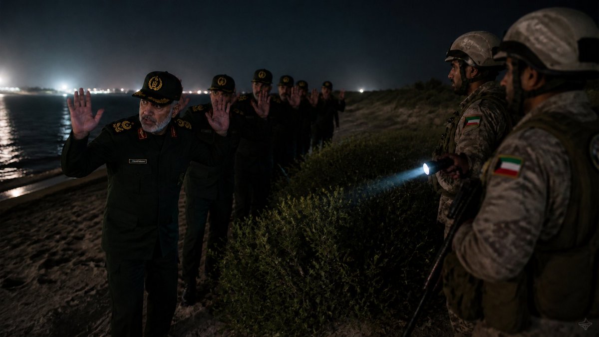 z4alajmi's tweet photo. 🇮🇷🏴‍☠️دلالات إرسال الحرس الثوري"ضباط" "بحرية"  للتجسس على الكويت ‼️
🇰🇼نبارك لرفاق السلاح الصيد الثمين ؛حيث تُشير عملية ضبط جواسيس بحرية الحرس الثوري (برتب عسكرية رفيعة ) أثناء تسللهم لجزيرة بوبيان الكويتية لتحول استراتيجي في طبيعة العمليات الاستخباراتية الإيرانية تجاه المنطقة، ويمكن تلخيص دلالات هذا الحدث في النقاط التالية:
1⃣بناء شبكة تجسس احترافية؛ إرسال ضباط مؤهلين برتبة "عقيد" بدلاً من الأفراد العاديين يعكس رغبة الحرس الثوري في ترميم شبكاته المعلوماتية وبناء قاعدة بيانات دقيقة تستهدف البنية الأمنية والاقتصادية الكويتية، وهو ما يمثل مغامرة بـ "نخب عسكرية" لا تعوض بسهولة.
2⃣الأطماع البحرية الاستراتيجية؛ اختيار عناصر من "القوات البحرية" تحديداً يكشف عن نوايا مرتبطة بمواقع مائية حيوية وجزر استراتيجية، وعلى رأسها حقل "الدرة" وجزيرة بوبيان، مما يعزز فرضية السعي لفرض نفوذ بحري مباشر.
3⃣مشروع "رأس الجسر"؛ توحي طبيعة المجموعة وتوقيت إرسالها رغم التوترات بأنهم ليسوا مجرد جواسيس تقليديين، بل "طليعة" لمشروع منفصل يهدف لتأسيس موطئ قدم أو مسار نفوذ جديد غير مسبوق.
4⃣مهمة عسكرية هجومية؛ ترجح المعطيات أن العملية ليست مجرد "استطلاع بالقوة"     Reconnaissance by Force  بل هي مهمة ذات طابع عسكري هجومي تتجاوز النشاط الاستخباري المعتاد.
5⃣اعترافات صريحة بالعداء؛ فقد أقر الضباط المقبوض عليهم بتكليفهم المباشر من الحرس الثوري للتسلل عبر قوارب صيد لتنفيذ أعمال عدائية، مما يضع طهران في مواجهة مباشرة أمام اختبار الرد الكويتي.