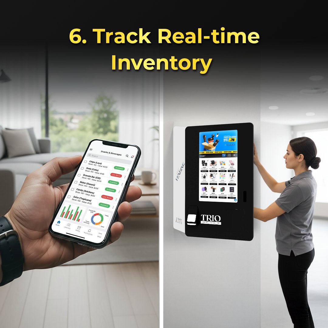 trinityaxisinc's tweet photo. Designed as an entry-ready smart vending solution, TRIO Compact helps operators:

✅ Start with manageable investment
✅ Use smart automation &amp; real-time insights
✅ Fit into offices, gyms &amp; campuses
✅ Scale confidently over time 💪

Know more: https://t.co/Q6s7SljxiA https://t.co/8p20XavWJS