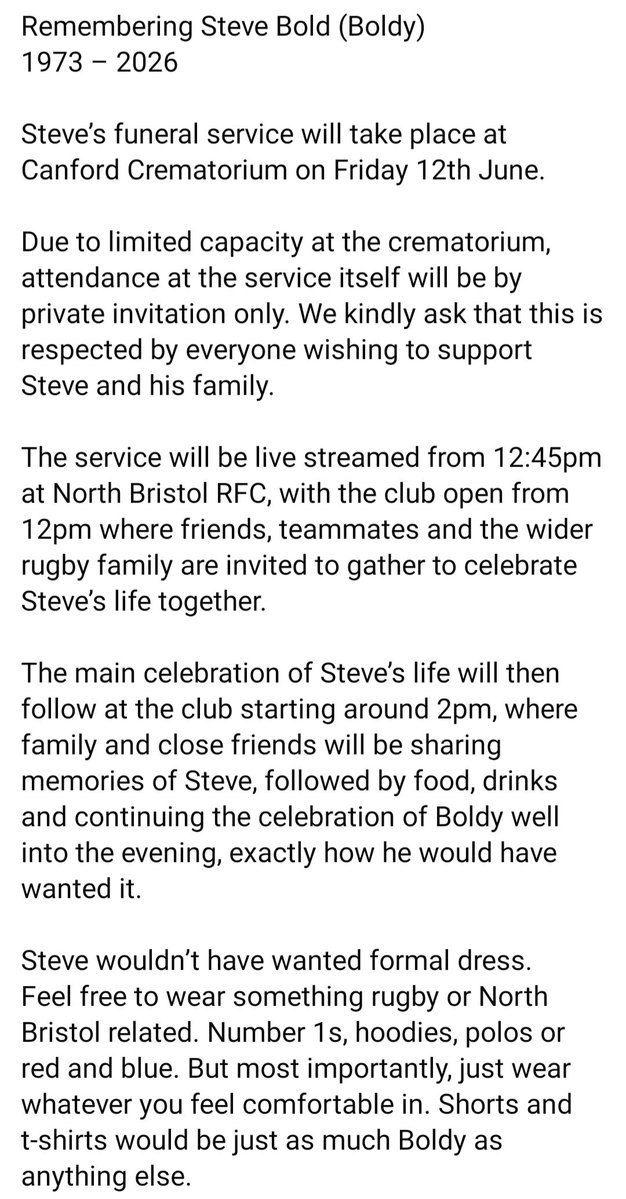 North Bristol RFC tweet media