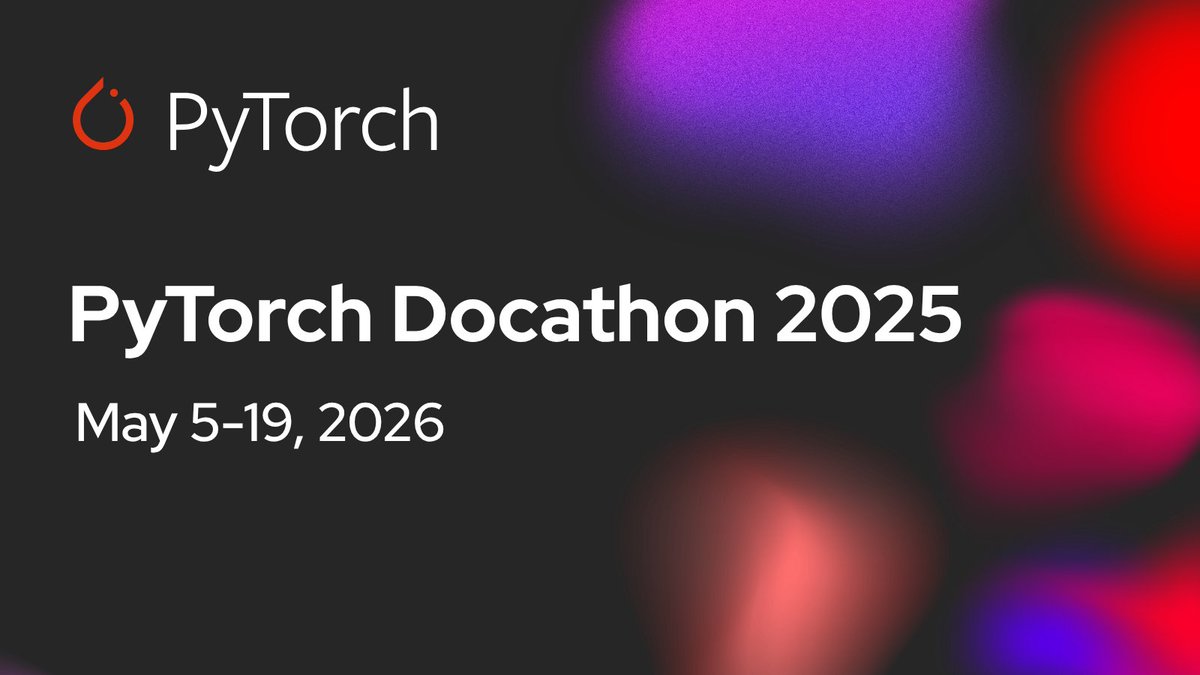 PyTorch tweet media