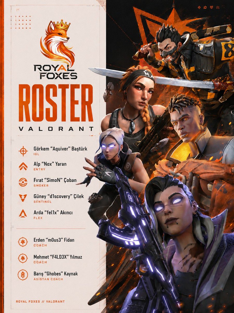 Royal Foxes Esports tweet media