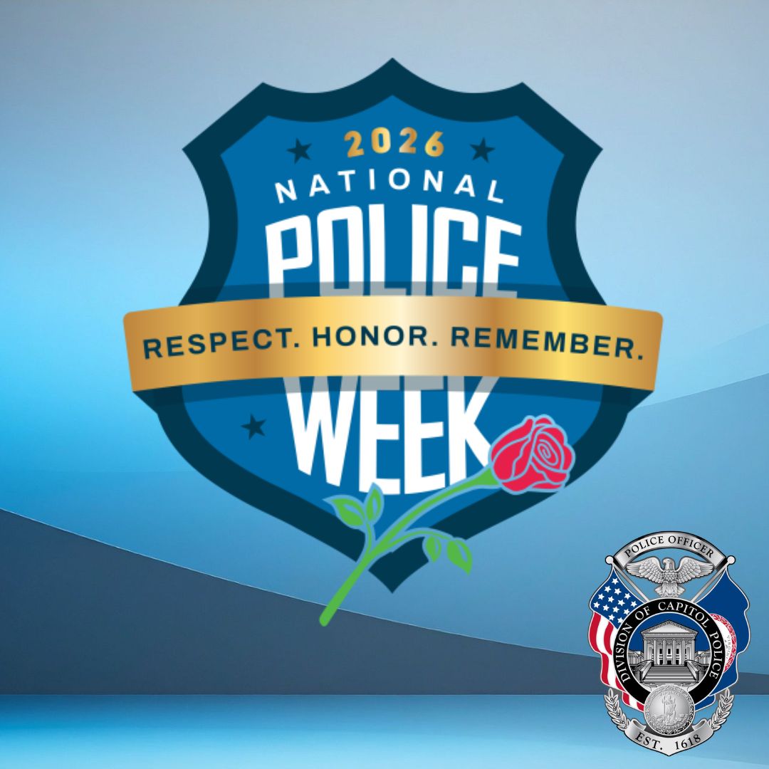 VaCapitolPolice's tweet photo. As we observe #NationalPoliceWeek2026, we honor the courage and dedication of law enforcement officers nationwide, including our own officers serving Virginia’s state government. We pause to remember those who made the ultimate sacrifice. Their service will never be forgotten. https://t.co/RxODZ827g5