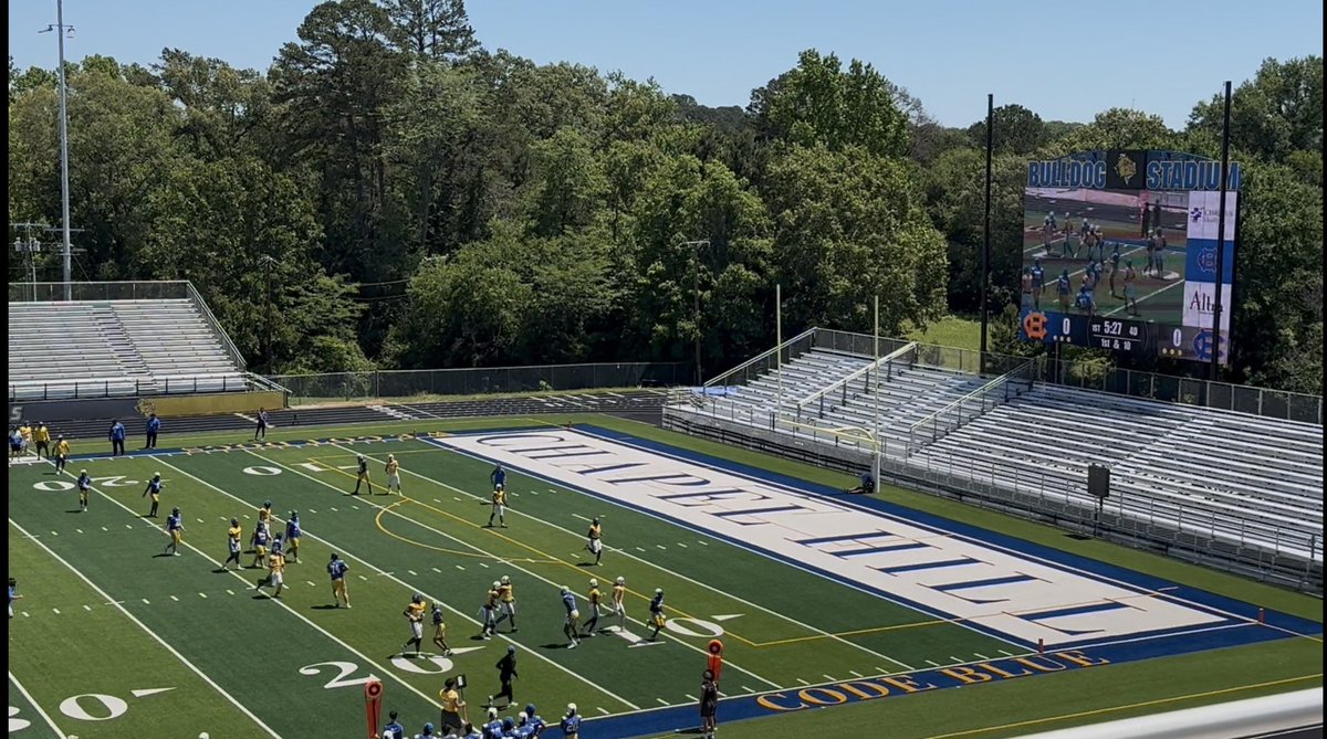 strode_matt's tweet photo. 2026 Spring Game. This stadium is going to be 🔥 next year. 
#chapelhillisd https://t.co/krdlI7MZn6