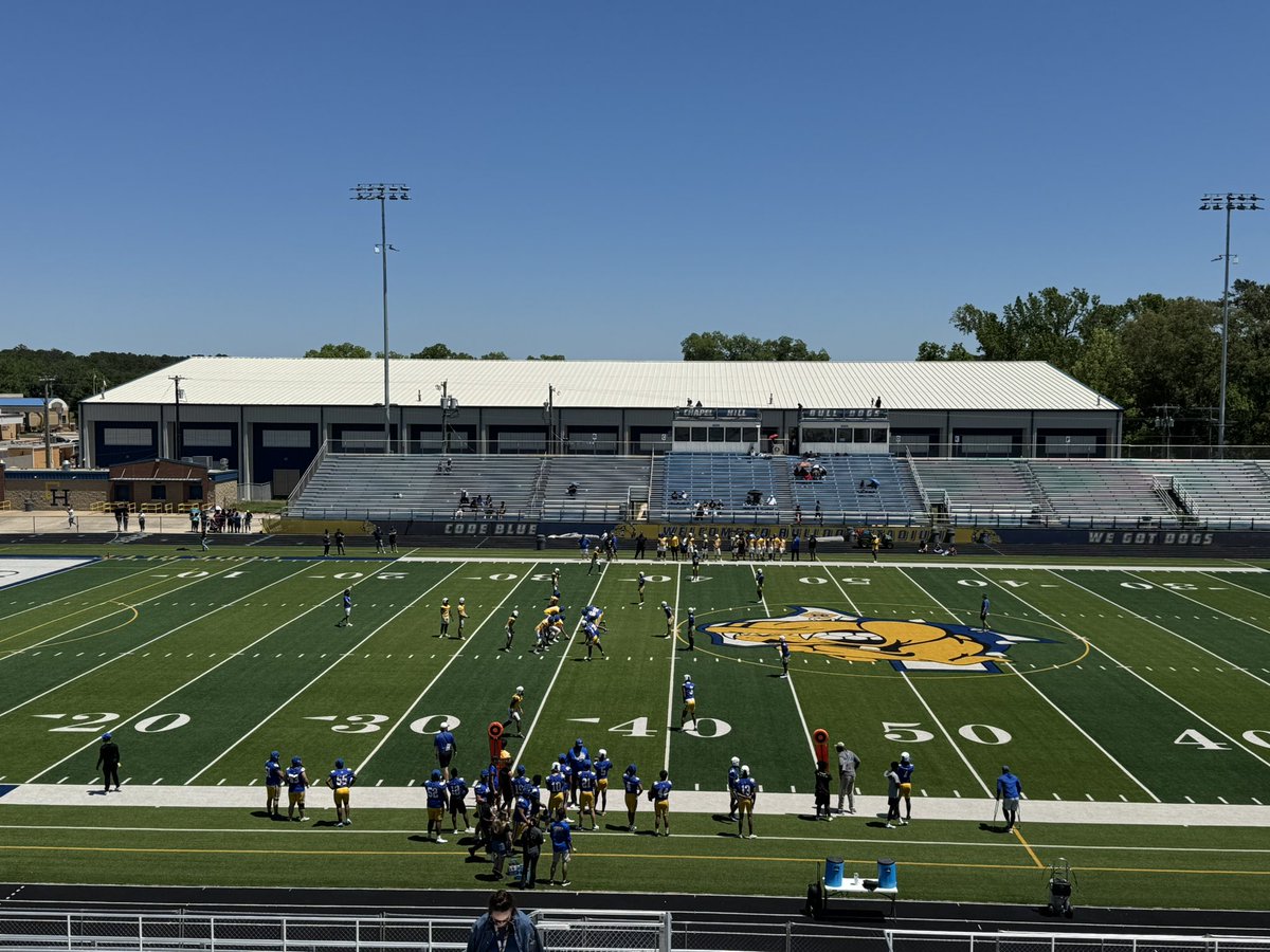 strode_matt's tweet photo. 2026 Spring Game. This stadium is going to be 🔥 next year. 
#chapelhillisd https://t.co/krdlI7MZn6