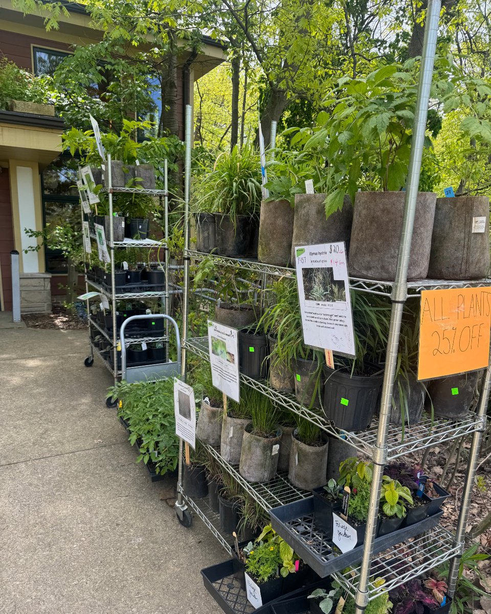 ShakerLakes's tweet photo. 25% off plants! Stop by during normal business hours to snag both native and annuals leftover from our plant sale. Bring your plant selections inside to the front desk to check out. https://t.co/G3wdeMblqj