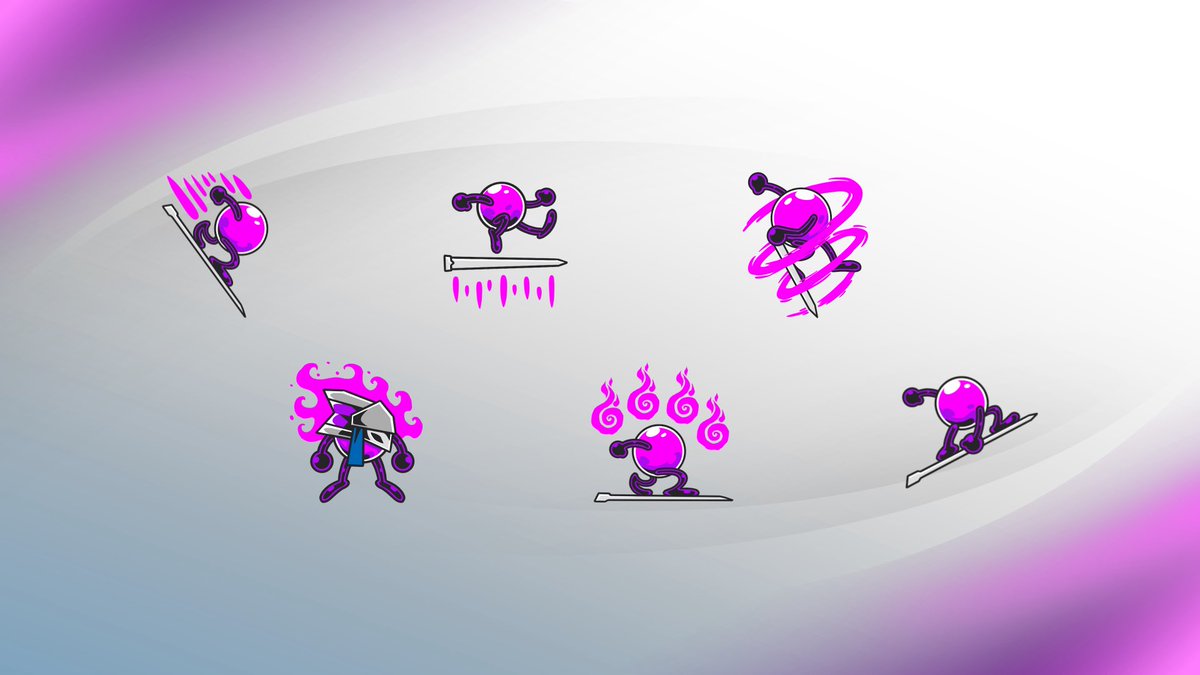 Je savais que j’avais oublié un truc! Une autre petite chose où j’ai mis les mains pour #SpeeDons6: j’ai participé au mod de la run Sword of the Sea par <a href="/CookiesVT/">Cookies | FRVtubers</a> en customisant les icônes de skills en version Béboules.